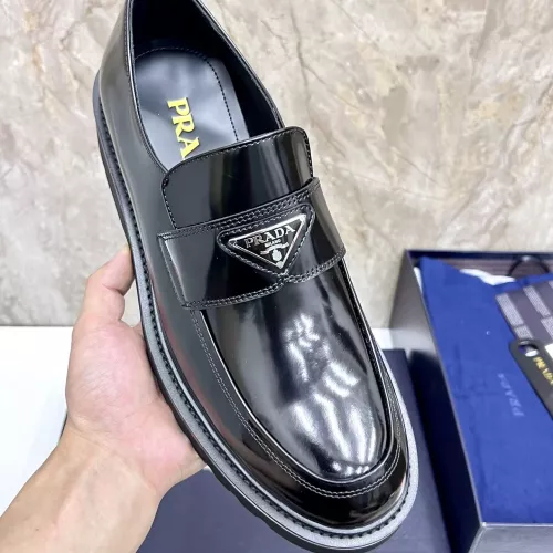 Cheap Prada Leather Shoes For Men #1330237 Replica Wholesale [$155.00 USD] [ITEM#1330237] on Replica Prada Leather Shoes