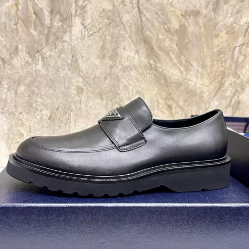 Cheap Prada Leather Shoes For Men #1330238 Replica Wholesale [$155.00 USD] [ITEM#1330238] on Replica Prada Leather Shoes