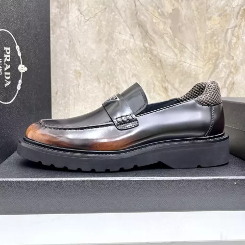 Cheap Prada Leather Shoes For Men #1330378 Replica Wholesale [$155.00 USD] [ITEM#1330378] on Replica Prada Leather Shoes