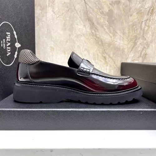 Cheap Prada Leather Shoes For Men #1330379 Replica Wholesale [$155.00 USD] [ITEM#1330379] on Replica Prada Leather Shoes