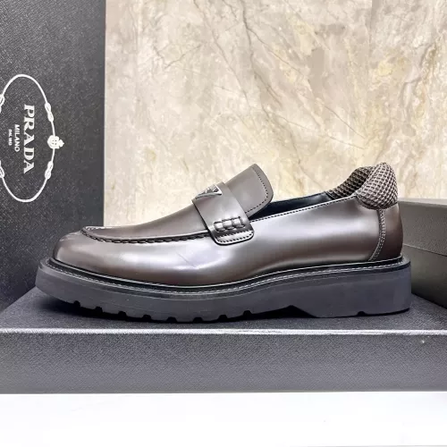 Cheap Prada Leather Shoes For Men #1330380 Replica Wholesale [$155.00 USD] [ITEM#1330380] on Replica Prada Leather Shoes