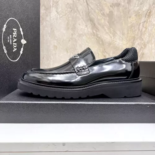 Cheap Prada Leather Shoes For Men #1330381 Replica Wholesale [$155.00 USD] [ITEM#1330381] on Replica Prada Leather Shoes