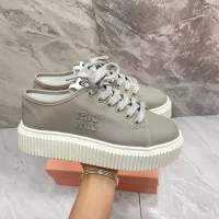 Cheap MIU MIU Casual Shoes For Women #1320216 Replica Wholesale [$96.00 USD] [ITEM#1320216] on Replica MIU MIU Casual Shoes