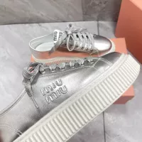Cheap MIU MIU Casual Shoes For Women #1320217 Replica Wholesale [$96.00 USD] [ITEM#1320217] on Replica MIU MIU Casual Shoes