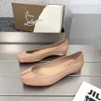 Cheap Christian Louboutin Flat Shoes For Women #1320239 Replica Wholesale [$102.00 USD] [ITEM#1320239] on Replica Christian Louboutin Flat Shoes