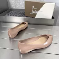 Cheap Christian Louboutin Flat Shoes For Women #1320239 Replica Wholesale [$102.00 USD] [ITEM#1320239] on Replica Christian Louboutin Flat Shoes