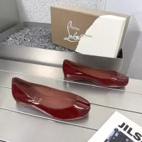 Cheap Christian Louboutin Flat Shoes For Women #1320240 Replica Wholesale [$102.00 USD] [ITEM#1320240] on Replica Christian Louboutin Flat Shoes