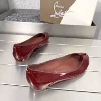 Cheap Christian Louboutin Flat Shoes For Women #1320240 Replica Wholesale [$102.00 USD] [ITEM#1320240] on Replica Christian Louboutin Flat Shoes