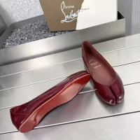Cheap Christian Louboutin Flat Shoes For Women #1320240 Replica Wholesale [$102.00 USD] [ITEM#1320240] on Replica Christian Louboutin Flat Shoes