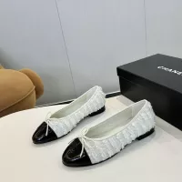 Cheap Chanel Flat Shoes For Women #1320282 Replica Wholesale [$92.00 USD] [ITEM#1320282] on Replica Chanel Flat Shoes