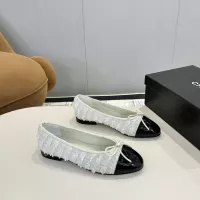 Cheap Chanel Flat Shoes For Women #1320282 Replica Wholesale [$92.00 USD] [ITEM#1320282] on Replica Chanel Flat Shoes