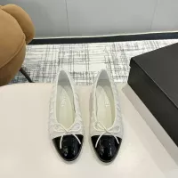 Cheap Chanel Flat Shoes For Women #1320282 Replica Wholesale [$92.00 USD] [ITEM#1320282] on Replica Chanel Flat Shoes