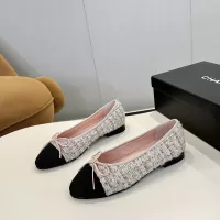 Cheap Chanel Flat Shoes For Women #1320283 Replica Wholesale [$92.00 USD] [ITEM#1320283] on Replica Chanel Flat Shoes