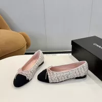 Cheap Chanel Flat Shoes For Women #1320283 Replica Wholesale [$92.00 USD] [ITEM#1320283] on Replica Chanel Flat Shoes