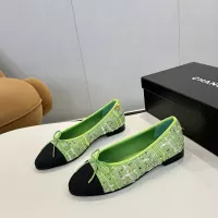Cheap Chanel Flat Shoes For Women #1320284 Replica Wholesale [$92.00 USD] [ITEM#1320284] on Replica Chanel Flat Shoes