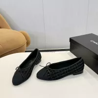 Cheap Chanel Flat Shoes For Women #1320285 Replica Wholesale [$92.00 USD] [ITEM#1320285] on Replica Chanel Flat Shoes