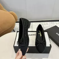 Cheap Chanel Flat Shoes For Women #1320285 Replica Wholesale [$92.00 USD] [ITEM#1320285] on Replica Chanel Flat Shoes