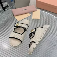 Cheap MIU MIU Slippers For Women #1320327 Replica Wholesale [$92.00 USD] [ITEM#1320327] on Replica MIU MIU Slippers
