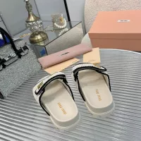 Cheap MIU MIU Slippers For Women #1320327 Replica Wholesale [$92.00 USD] [ITEM#1320327] on Replica MIU MIU Slippers