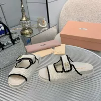 Cheap MIU MIU Slippers For Women #1320327 Replica Wholesale [$92.00 USD] [ITEM#1320327] on Replica MIU MIU Slippers