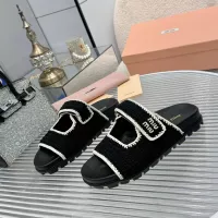 Cheap MIU MIU Slippers For Women #1320328 Replica Wholesale [$92.00 USD] [ITEM#1320328] on Replica MIU MIU Slippers