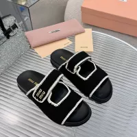 Cheap MIU MIU Slippers For Women #1320328 Replica Wholesale [$92.00 USD] [ITEM#1320328] on Replica MIU MIU Slippers