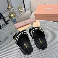 Cheap MIU MIU Slippers For Women #1320328 Replica Wholesale [$92.00 USD] [ITEM#1320328] on Replica MIU MIU Slippers