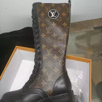 Cheap Louis Vuitton Boots For Women #1320329 Replica Wholesale [$132.00 USD] [ITEM#1320329] on Replica Louis Vuitton Boots