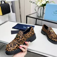 Cheap Prada Leather Shoes For Women #1320346 Replica Wholesale [$102.00 USD] [ITEM#1320346] on Replica Prada Leather Shoes