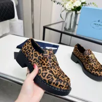 Cheap Prada Leather Shoes For Women #1320346 Replica Wholesale [$102.00 USD] [ITEM#1320346] on Replica Prada Leather Shoes