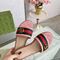 Cheap Gucci Slippers For Women #1320370 Replica Wholesale [$82.00 USD] [ITEM#1320370] on Replica Gucci Slippers