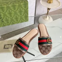 Cheap Gucci Slippers For Women #1320371 Replica Wholesale [$82.00 USD] [ITEM#1320371] on Replica Gucci Slippers
