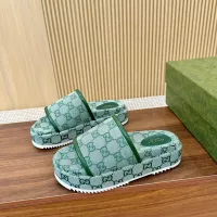 Cheap Gucci Slippers For Women #1320376 Replica Wholesale [$80.00 USD] [ITEM#1320376] on Replica Gucci Slippers