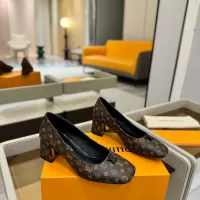 Cheap Louis Vuitton High-Heeled Shoes For Women #1320417 Replica Wholesale [$108.00 USD] [ITEM#1320417] on Replica Louis Vuitton High-Heeled Shoes