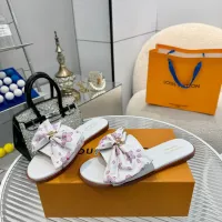 Cheap Louis Vuitton Slippers For Women #1320439 Replica Wholesale [$85.00 USD] [ITEM#1320439] on Replica Louis Vuitton Slippers