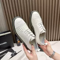 Cheap Chanel Leather Shoes For Women #1320531 Replica Wholesale [$102.00 USD] [ITEM#1320531] on Replica Chanel Leather Shoes
