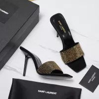 Cheap Yves Saint Laurent YSL Slippers For Women #1320622 Replica Wholesale [$108.00 USD] [ITEM#1320622] on Replica Yves Saint Laurent YSL Slippers