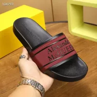 Cheap Alexander McQueen Slippers For Men #1320650 Replica Wholesale [$68.00 USD] [ITEM#1320650] on Replica Alexander McQueen Slippers