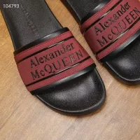 Cheap Alexander McQueen Slippers For Men #1320650 Replica Wholesale [$68.00 USD] [ITEM#1320650] on Replica Alexander McQueen Slippers