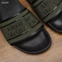 Cheap Alexander McQueen Slippers For Men #1320651 Replica Wholesale [$68.00 USD] [ITEM#1320651] on Replica Alexander McQueen Slippers