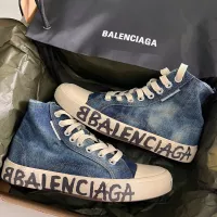 Cheap Balenciaga High Tops Shoes For Men #1320686 Replica Wholesale [$92.00 USD] [ITEM#1320686] on Replica Balenciaga High Tops Shoes