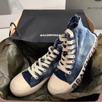 Cheap Balenciaga High Tops Shoes For Men #1320686 Replica Wholesale [$92.00 USD] [ITEM#1320686] on Replica Balenciaga High Tops Shoes
