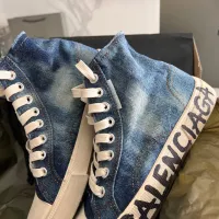 Cheap Balenciaga High Tops Shoes For Men #1320686 Replica Wholesale [$92.00 USD] [ITEM#1320686] on Replica Balenciaga High Tops Shoes