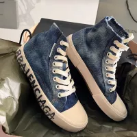 Cheap Balenciaga High Tops Shoes For Men #1320686 Replica Wholesale [$92.00 USD] [ITEM#1320686] on Replica Balenciaga High Tops Shoes