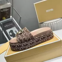 Cheap Michael Kors Slippers For Women #1320687 Replica Wholesale [$85.00 USD] [ITEM#1320687] on Replica Michael Kors Slippers