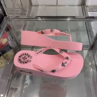 Cheap Chrome Hearts Slippers For Women #1320689 Replica Wholesale [$64.00 USD] [ITEM#1320689] on Replica Chrome Hearts Slippers