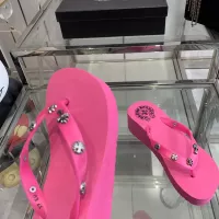 Cheap Chrome Hearts Slippers For Women #1320690 Replica Wholesale [$64.00 USD] [ITEM#1320690] on Replica Chrome Hearts Slippers