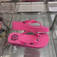 Cheap Chrome Hearts Slippers For Women #1320690 Replica Wholesale [$64.00 USD] [ITEM#1320690] on Replica Chrome Hearts Slippers