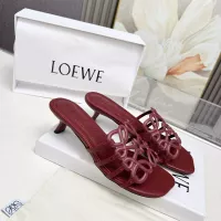 Cheap LOEWE Slippers For Women #1320696 Replica Wholesale [$85.00 USD] [ITEM#1320696] on Replica LOEWE Slippers