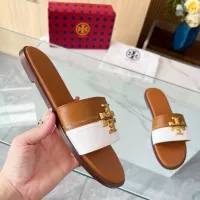 Cheap Tory Burch TB Slippers For Women #1320727 Replica Wholesale [$82.00 USD] [ITEM#1320727] on Replica Tory Burch TB Slippers